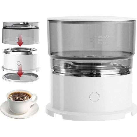 Cafetière Portable Pour Café Unique Ou Glacé Idéale Pour Voiture Maison Et Bureau Utilisation Pratique Et Confortable Au Quotidien