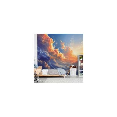 Papel pintado autoadhesivo artgeist atardecer 350x256 cm