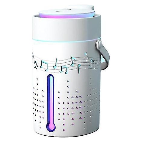 Humidificateur musical Bluetooth, humidificateur rechargeable USB pour chambre et voiture