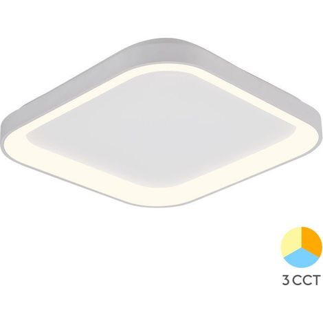 Plafonnier LED Bella 36W 3en1 4260 lm – 480x480mm – Blanc (1/5)