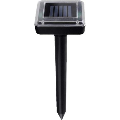 Ultrason Répulsif Oiseaux Exterieur Solaire Repulsif Souris Animaux Expulser Dispositif pour Jardin Protéger Votre Ferme Cour Pelouse Patio (Noir1,9 8 38.5 cm) (1/5)