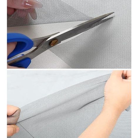 Zanzariera per finestre 100 x 150 cm con strisce autoadesive (1/5)