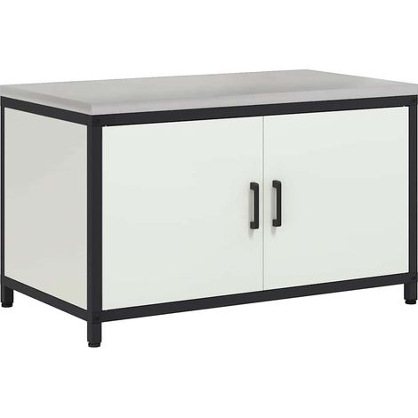 Meuble de rangement de cuisine avec tiroir Blanc Acier CFW62298 (1/5)