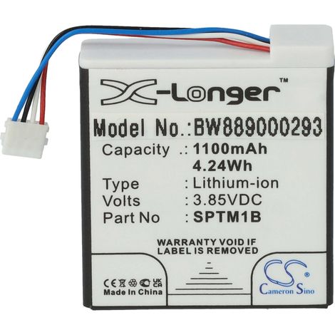 vhbw Akku Ersatz für GoPro SPTM1B für Tragbare Mini-Kamera (1100 mAh, 3,85 V, Li-Ion) (1/5)