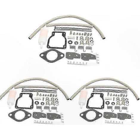 3er-Pack Mercury Vergaser-Reparatursatz für 30-70 75 90 115 120 125 PS, ersetzt 1395-8236358 18-7750-1 SZRH (1/5)