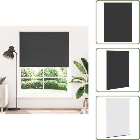 Store enrouleur occultant 160 x 230 cm noir - Store Occultant - Rideau Obscurcissant - Store Enrouleur - Isolation Thermique - Chambre À Coucher (1/5)