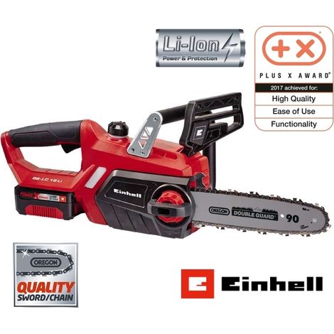 Elettrosega/Motosega a batteria 3,0 Ah LI-ION 18Volt Einhell - GE-LC 18 Li Kit