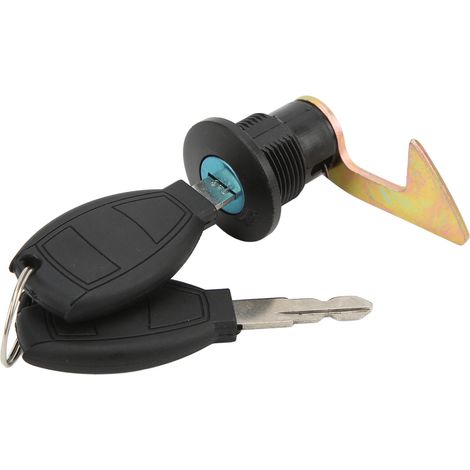 Crochet de fixation universel en aluminium et plastique pour coffre de rangement de scooter ou moto électrique (type crochet en C)