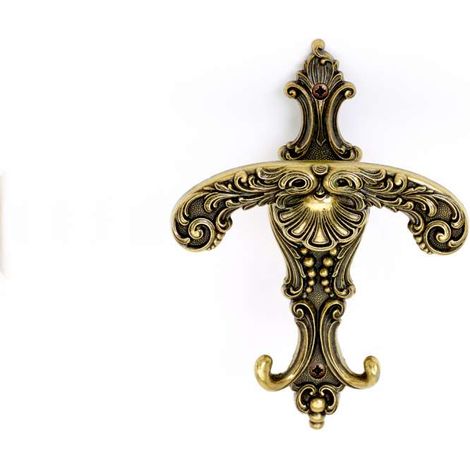 Portabito stile antico in metallo colore bronzo
