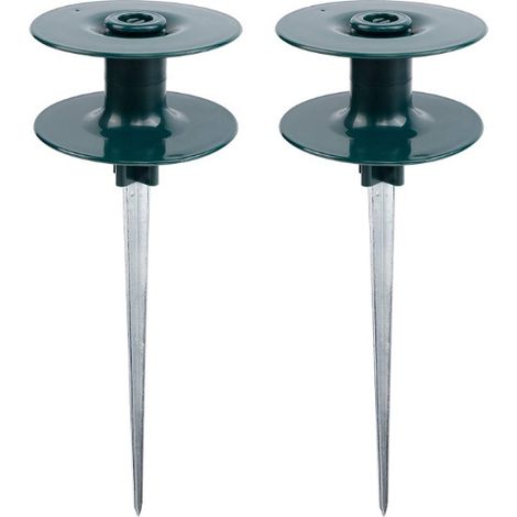 Filiyano-2 embouts cannelés pour tuyau d'arrosage, roue de guidage pour tuyau d'eau en alliage de zinc ABS Dur (1/5)