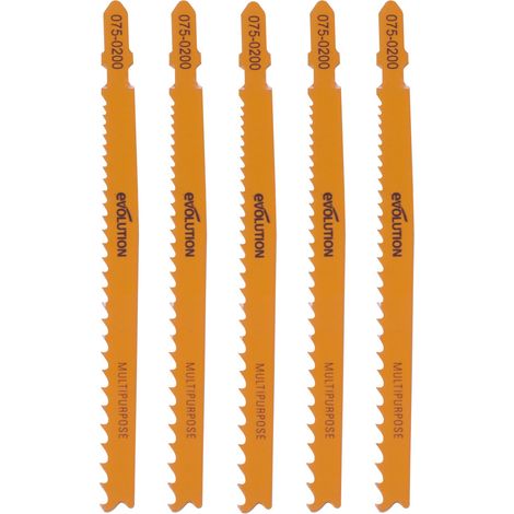 Lames pour scie sauteuse polyvalentes compatibles avec d’autres marques de scies sauteuses - Lot de 5 (1/3)