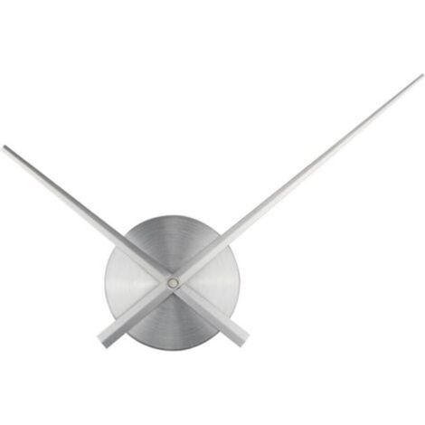 DIY wall clock hands, 3D quartz clock hands, mechanical accessories (silver, no batteries required)