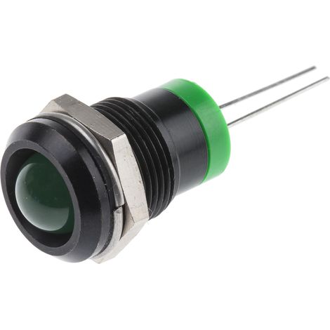 Voyant LED lumineux Vert RS PRO, dia. 12mm, 2V c.c. ( Prix pour 1 )
