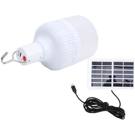 Lampe solaire LED 50 W pour extérieur, lampe de recharge portable pour le camping et les situations d'urgence (1/5)