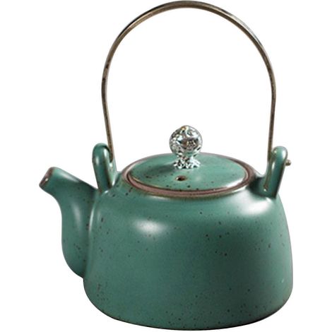 Keramik Wasserkocher Japanische Retro Teekanne Home Office Kung Tee Set Einzigartige Teekanne Kreative Teegeschirr für Ho (1/5)