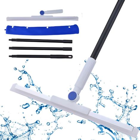 Grattoir à eau 49 cm avec manche télescopique 61,5–144 cm + 1 couvercle (1/5)