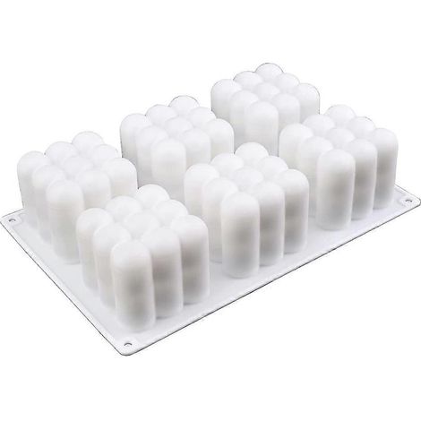 3D-Blasenkerzenform – 6-fach-Blasenwürfel-Silikonform für die Kerzenseifenherstellung, Blasenkuchenform (1/5)