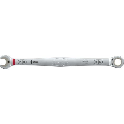 Wera 6007 Joker Maul-Ringratschen-Schlüssel SB, lange Ausführung, zöllig, 3/8"