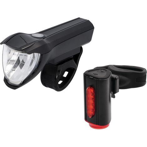 Le kit d'éclairage, équipé de projecteurs au sol à 360°, offre un éclairage et une protection supérieurs. (1/5)