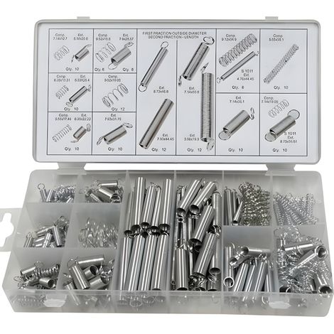 Coffret 200 Ressorts de Traction et Compression (1/2)
