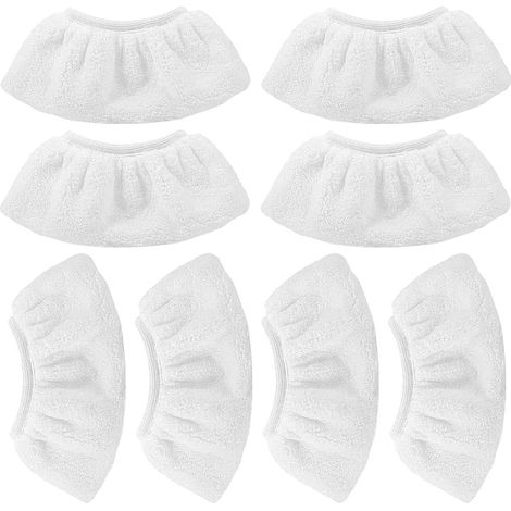 Housse En Microfibre - Pour Lance À Main - Nettoyeur À Vapeur - 8 Pièces (1/5)