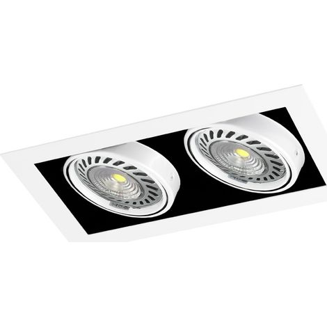 Kardan Tecno 2 luces AR111 acabado blanco (1/3)
