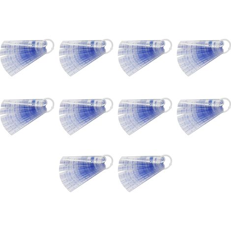 10X Jauge D'Épaisseur en Plastique 0,05 mm à 3 Mm, Outil de Mesure D'Écart Métrique, 21 Feuilles (1/5)