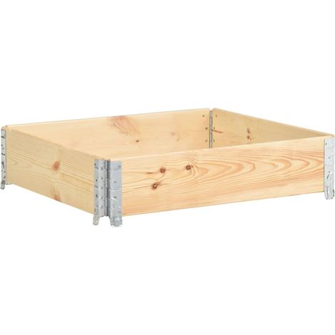 Maison Exclusive - Hochbeet 100x100 cm Kiefer Massivholz (1/5)