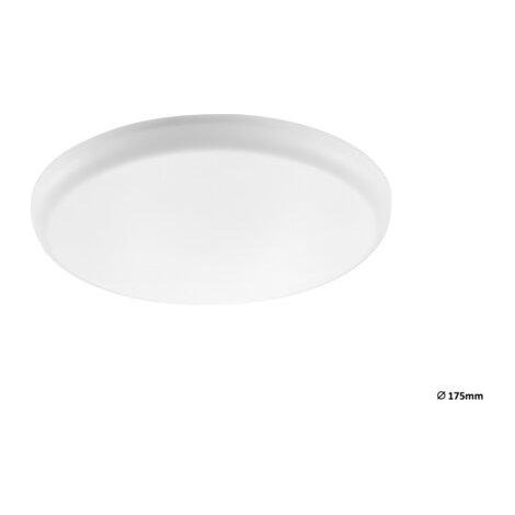 Plafoniera incasso LED 18W 4000K IP65 bianca 17,5