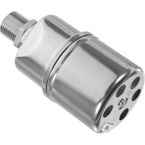 Robinet de contrôle d'eau en métal, à flotteur, pour réservoir d'eau, commande automatique, argenté, 1 pièce (1/5)