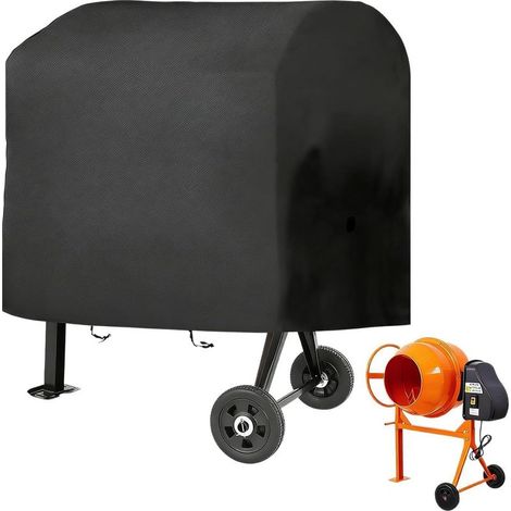 Protection pour Bétonnière d'Extérieur Étanche Anti-UV 130x80x110cm Housse Anti-poussière en Oxford Pour Jardin Extérieur Temps (1/5)