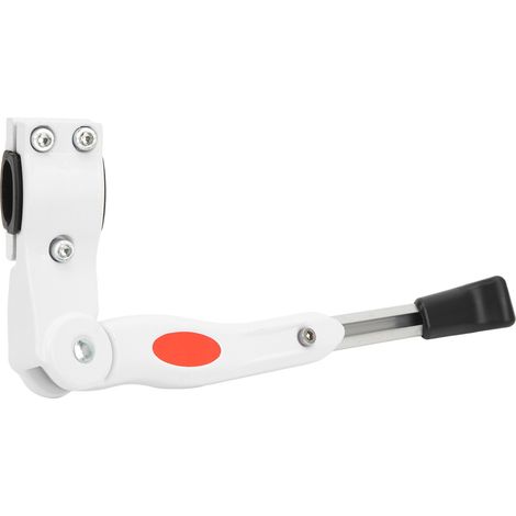 Support de vélo en alliage d'aluminium haute résistance et durable, en acier inoxydable résistant à l'usure, longueur réglable, pour VTT, blanc. (1/5)