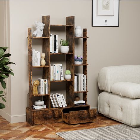 Mobile con 2 cassetti in metallo e legno OKMYHOME (1/5)