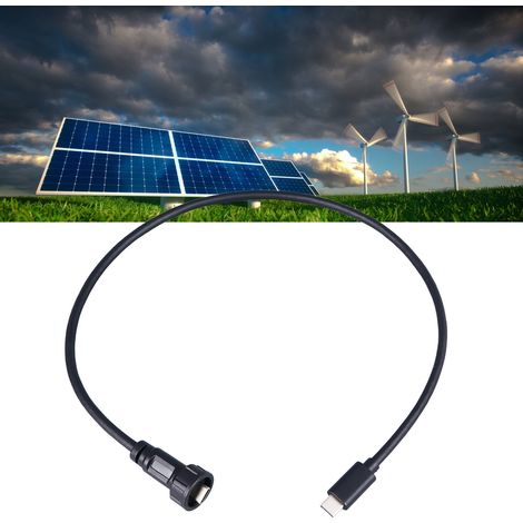 Connecteur mâle à enclenchement de type C3.0 E10 de qualité industrielle avec câble / Connecteur mâle de type C3.0, longueur de câble de 0,5 m. (1/5)