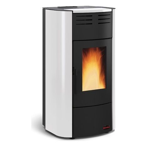 La Nordica Extraflame – Poêle à granulés chauffage central débrayable 19 kW – Évacuation arrière – Rendement 94.3% – Volume de chauffe 519 m3 – Télécommande incluse (1/2)