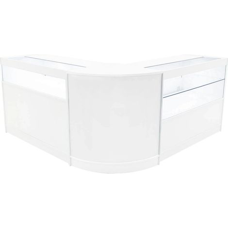 Adonis LED Shop Counter Set B1200, C1200 & CM60 - White (1/5)