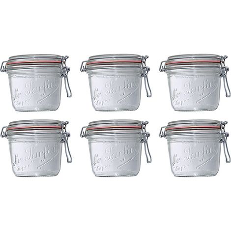 set 6 vasetti terrina 500g - 908655 - Le Parfait