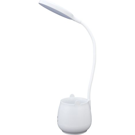 Lampe de bureau LED flexible en plastique avec porte-stylo pour éclairage de table 5V (1/5)