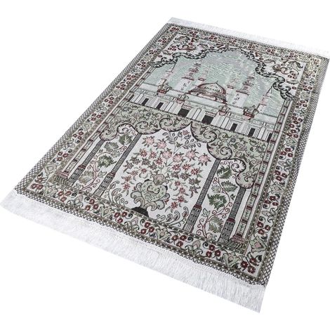 1 Tapis de prière, 70x108cm, chenille douce, portable, hommes femmes enfants