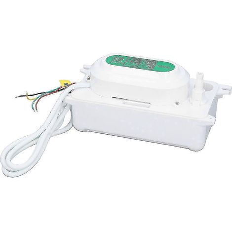 Pompe à condensats avec dispositif de levage et de vidange automatique pour CVC, débit de 100 litres/heure, avec réservoir d'eau de 500 ml, compatible avec les déshumidificateurs, 100-230 V. (1/5)