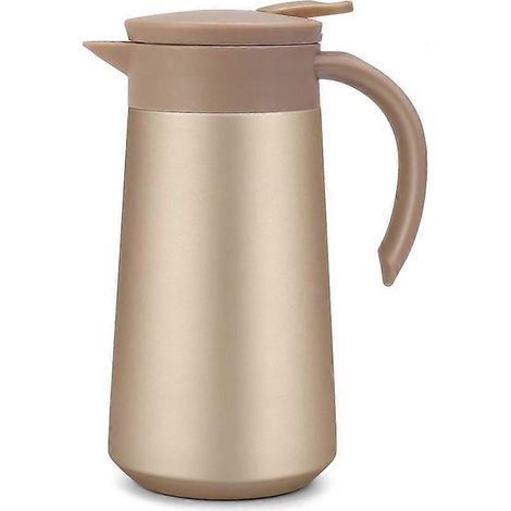 Cafetière isotherme de 828 ml (28 oz), cafetière en acier inoxydable à isolation sous vide, convient pour le café, l'eau chaude, le thé et les boissons chaudes. (1/5)