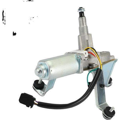 Motor del limpiaparabrisas, 12 V, conector de 6 pines, compatible con KIA Sorento 1 JC (2002-2011), componentes de alta calidad, tamaño estándar. (1/5)