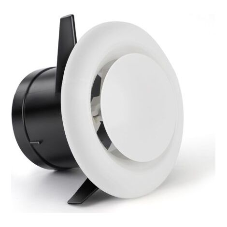 PA Verstellbares Lüftungsgitter, rundes Decken-Lüftungsgitter 75 mm/2,95 Zoll, Lüftungsgitter für Abluftventilator, Rohrventilator (1/4)