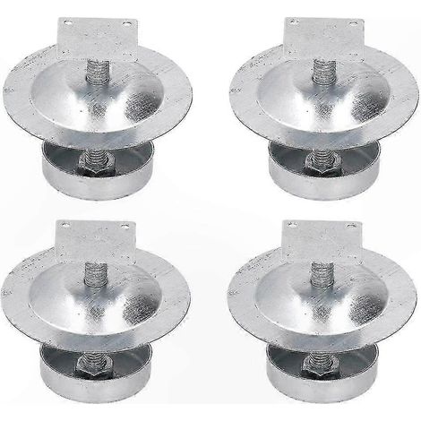 4 Edelstahl-Bienenstockfüße, erhöhter, ameisensicherer Ständer, stabiler Bienenstocksockel, 4er-Set (1/5)