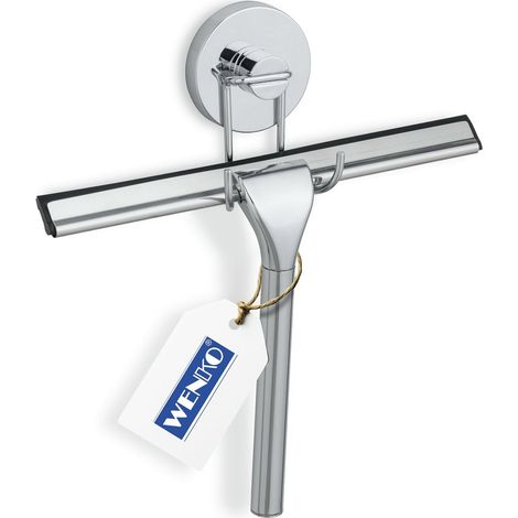 Support raclette Douche sans perçage, raclette Salle de Bain INOX (1/5)