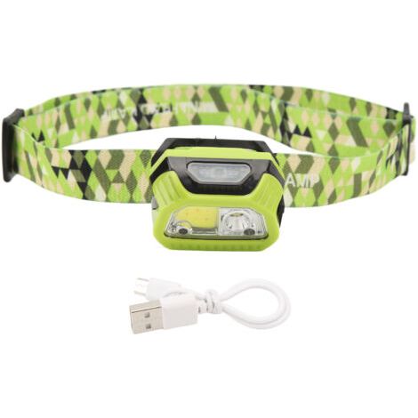 QORVA
-Lampe Frontale à Induction LED Lampe Frontale Bandeau Étanche pour Camping en Plein Air Pêche de Nuit Batterie Intégrée,DUBUNS