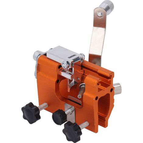 Gabarit d'affûtage portable à manivelle pour tronçonneuse, meuleuse de lames de tronçonneuse en acier inoxydable, kit d'affûtage de précision pour la réparation