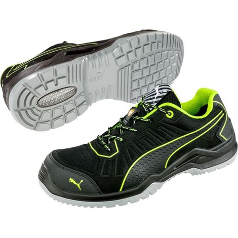 Scarpe da lavoro Puma Fuse TC Green Low S1P SRC ESD - 41 - Nero/Verde (1/5)