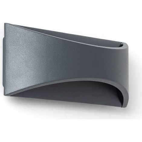 Gedved Anthrazitfarbene 7-W-LED-Außenwandleuchte, Aluminium, doppelseitige Beleuchtung, wählbare Farbtemperatur (1/5)