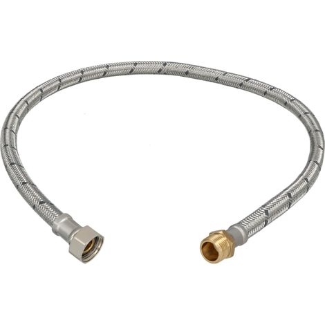Raccordo flessibile femmina-maschio da 3/8” per rubinetti da 70 cm (1/5)